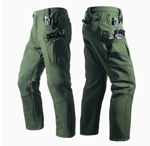 DF X9 Winter <b>BLACK</b> Khaki Oxford <b>Cloth</b> Tactical Cargo Pants Durable Outdoor All Seasons Wear - Product Image 5