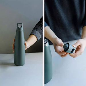 New Design Camping Stainless Steel Double Walled Vacuum Insulated Flask Insulated Gym Water <b>Bottles</b> - Product Image 4