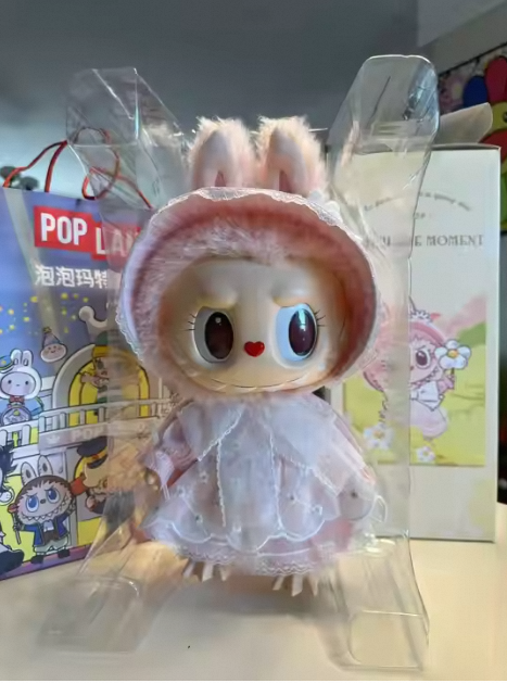 Real Popmart Labubu Mokoko Fall Into Spring Keychain Authentic Pvc ...