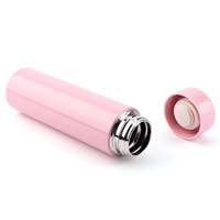 260ml Petite Taille Poche Tasse En Acier Inoxydable Fiole À Vide, Bureau Logo Personnalisé Double Paroi Isolé Thermos Bouteille D'eau