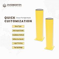 Système de protection flexible Everbesten avec barrière de sécurité et poteau anti-choc pour la protection des sols d'usine