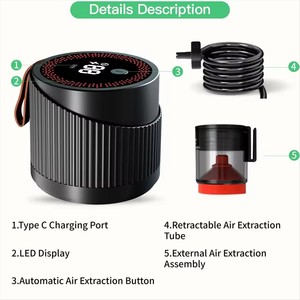 Sellador de Alimentos al Vacío Portátil para Frascos Mason, con Pantalla LED, Venta al Por Mayor - Product Image 3