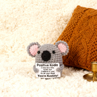 Jouets en crochet faits à la main, animaux amigurumi, koala, souris, tigre, poupées, cadeaux doux et tricotés kawaii 2025, pour la décoration de la chambre d'enfant