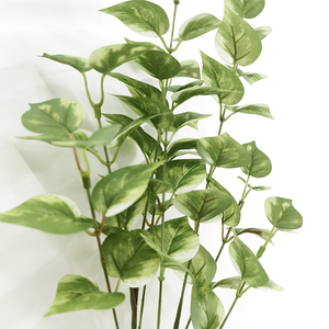 Banian-plantas artificiales <span class=keywords><strong>de</strong></span> plástico, árboles, bonsái, hojas <span class=keywords><strong>de</strong></span> goma, decoración <span class=keywords><strong>de</strong></span> hojas, 5 cabezales - Product Image 3