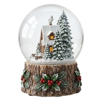 Globe à eau personnalisé pour Noël, mini globe à neige 3D, souvenir promotionnel, fournisseur vérifié, fabricant de figurines personnalisées, cadeau en résine