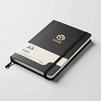 Carnets à couverture rigide carrée en papier d'art, personnalisables en usine, faible MOQ, pour gamers, reliure agrafée, personnalisables professionnellement
