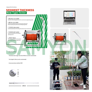 Instrumentos y equipos de prueba de alta precisión 100M Profundidad de prueba SAMYON Probador de espesor de sedimentos Plata electrónica WIFI OEM <span class=keywords><strong>STT</strong></span> - Product Image 2