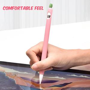 Housse pour stylo Apple, nouvelle collection d'écouteur HOCAYU, en Silicone, joli dessin animé, manches de protection pour crayon Apple, 2ème génération - Product Image 3
