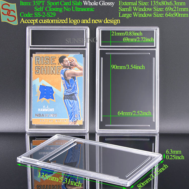 Brillant entier à fermeture automatique de dalle de carte de sport de S29 35PT