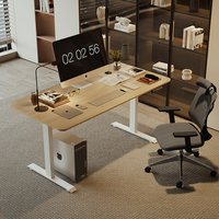 BEISIJIE Jambe de table réglable en hauteur Double moteur Table de jeu d'ordinateur de bureau debout de 70.8 pouces
