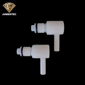 JU Factory Wholesale 1/4" Flow Male Insert to 6.35mmOD Slip Port Elbow Valved Quick Disconnect Couplings Water Air Couplings - Product Image 1