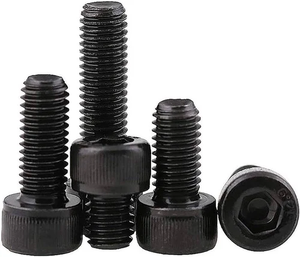 Direto da fábrica DIN912 M4 M5 M6 M8 M10 M12 Óxido Preto Aço Carbono <span class=keywords><strong>Hex</strong></span>ágono <span class=keywords><strong>Hex</strong></span> Soquete Cap Allen Cabeça Parafuso - Product Image 5