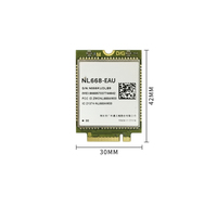 Module LTE Cat 4 LCC industriel série NL668 avec GNSS GPS/GLONASS/BDS/Galileo en option DFOTA -40 ℃ ~+85 ℃   pour routeurs/passers de route/ports de passerelle