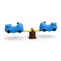 Balançoire de jardin en plastique de qualité supérieure pour parc d'attractions, équipement de terrain de jeu extérieur pour maternelle et garderie