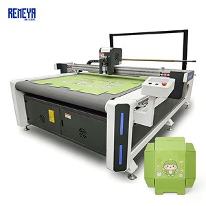 Cutter numérique haute vitesse pour carton ondulé double paroi BC 50 mm avec rainurage et pliage pour machine de découpe de carton CNC REMEYA - Product Image 1