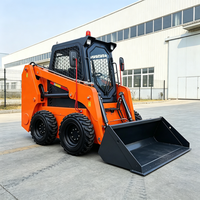 Chargeuse compacte sur chenilles diesel 23 kW 25 CV 3000 tr/min pour déneigement, commande en gros