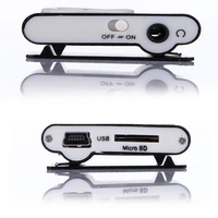 Mini lecteur MP3 musique multimédia Mini Clip Support carte TF Design élégant à la mode Portable Mini USB lecteur MP3 baladeur coloré