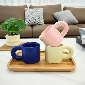 Bán buôn gốm quảng cáo thương hiệu cốc cà phê Trung Quốc nhà máy biểu tượng tùy chỉnh Cốc Cốc Cốc quảng cáo chất béo cốc - Product Image 5