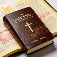 Service d'impression de Bibles personnalisées avec couverture en cuir de qualité supérieure et artisanat gaufré, carton, tous types de livres, finitions disponibles