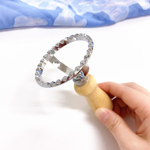 Alliage de zinc <span class=keywords><strong>ravioli</strong></span> outils timbre boulette fabricant moule cortador de galletas carré rond ondulé <span class=keywords><strong>emporte</strong></span>-pièces - Product Image 3