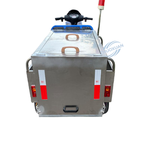 Triciclo Eléctrico de 48V 580W, Camión de Basura de Acero Inoxidable de 400L con Capacidad de Carga de 100-200kg y Autonomía de 50-70km para Limpieza de Calles - Product Image 4
