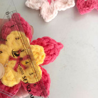 Patchs brodés artisanaux à deux couches, style coréen, fleurs à cinq pétales aux couleurs bonbon, pour accessoires vestimentaires pour enfants