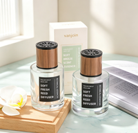 Bouteille en verre personnalisée pour diffuseur à bâtonnets avec bouchon à vis, en gros, pour diffuseur d'huiles essentielles