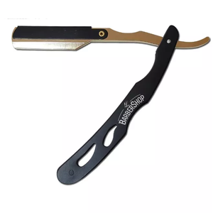 Tay Cầm Dao Cạo Cạnh Thẳng Không Niken Cho Thợ Cắt Tóc Cổ Điển Làm Theo Yêu Cầu Dao Cạo Râu Cong Bằng Thép Không Gỉ - Product Image 6