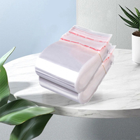 Kemasan Polybag Transparan Custom, Kantong Plastik OPP Perekat Sendiri untuk Pakaian