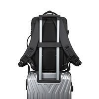 Sac à dos pour ordinateur portable de luxe de haute qualité pour les voyages d'affaires, antivol, extensible, avec port de charge USB Type-C double, bande réfléchissante