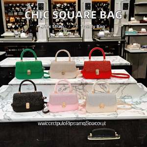 Bolsos de Mano de Moda 2026 para Mujer en Cuero PU con Estampado de Cocodrilo, Bolsos Bandolera en Colores Ácidos - Product Image 2