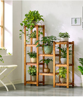 Jardinière en bois de taille personnalisée pour intérieur et extérieur, étagère pour pots de fleurs, support pour plantes en bois