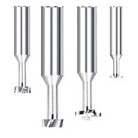 Fraise à rainurer en T de haute précision en carbure monobloc pour CNC, fournie directement par l'usine