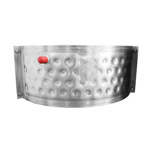 Süt tankları sıvı soğutucu levha soğutma ve ısıtma için özelleştirilmiş tek kabartmalı yastık plaka paslanmaz çelik - Product Image 6