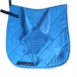 Nuevos conjuntos de almohadillas para silla de montar a caballo personalizados, equipo ecuestre de alta calidad con forro de malla, fabricante mayorista de Kanpur, India. - Product Image 4