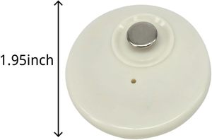 Étiquette <span class=keywords><strong>antivol</strong></span> EAS ronde excentrique rigide blanche 8,2 MHz 50 mm Zhejiang Chine pour vêtements 1000 pièces - Product Image 3