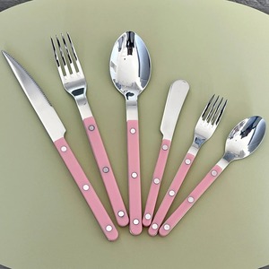 Vaisselle Couverts En Gros De Luxe Élégant En Acier Inoxydable Couverts Argenterie Argent Dîner Couteau Cuillère Fourchette - Product Image 1