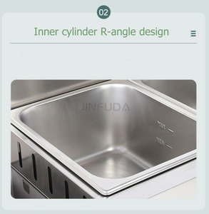 <span class=keywords><strong>Friteuse</strong></span> électrique à deux cylindres en acier inoxydable, grande capacité, pour <span class=keywords><strong>frites</strong></span>, poulet frit, hamburgers - Product Image 6