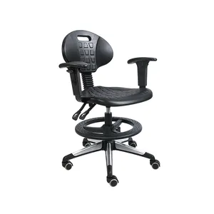Chaise d'atelier ESD pour salle blanche à prix compétitif Chaise de tabouret ESD antistatique de laboratoire industriel