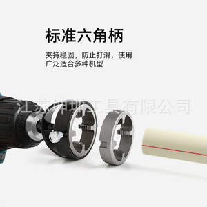 Roscadora Eléctrica de Tipo Dividido para Tuberías PPR, Juego de Roscado Interno y Externo NPT de 1 Pulgada, Grado Profesional, Métrico - Product Image 5