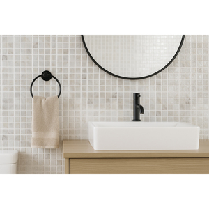 Fabriqué en Espagne, mosaïque de verre recyclé Capri TOGAMA, 25x25, 4,4 mm d'épaisseur, mosaïque murale intérieure moderne et écologique pour salle de bain - Product Image 2