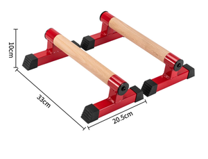 ZJFIT P-35 Soporte de Madera para Flexiones, <span class=keywords><strong>Barras</strong></span> Paralelas de <span class=keywords><strong>Calistenia</strong></span>, Equipo de Ejercicio para Uso Doméstico, Gimnasia, Culturismo, Hierro - Product Image 6