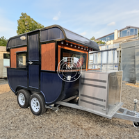 Remorques de bar mobiles, kiosque à chocolat, mini-caravane, congélateur, remorque de restauration rapide pour hot-dogs, camion de restauration rapide pour bubble tea et café