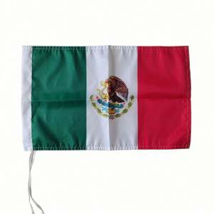 Drapeau de voiture personnalisé noir et rouge, style américain, à suspendre, pour accessoires diplomatiques - Product Image 5