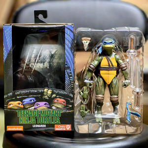 Figura de <span class=keywords><strong>tortugas</strong></span> <span class=keywords><strong>Ninja</strong></span> articuladas 1990 película Edición Limitada 7 pulgadas vinilo Anime figura de acción - Product Image 5