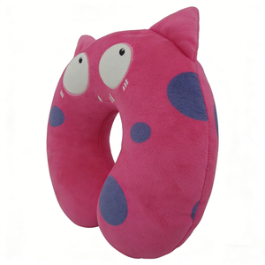 Customized Aesthetic kids, <b>neck</b> <b>pillow</b> Whimsical monster plush, <b>pillow</b> Fun cartoon <b>neck</b> <b>pillow</b> - Product Image 3