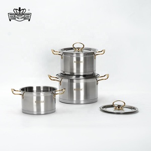 Royal Louis 18-20-22cm nấu ăn hiện đại Pot Set Thụy Sĩ dòng cảm ứng Cookware Set bếp đồ nấu nướng ookware Set nấu ăn - Product Image 3