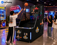 Nouvelle machine de jeu de tir au basket-ball pliable en métal, borne d'arcade interactive pour le sport, idéale pour les lieux de divertissement et de loisirs en intérieur