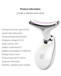 Kırışıklık giderici renk ile titreşim ile çok fonksiyonlu yüz boyun kaldırma masaj cilt bakımı 3/7 - Product Image 6