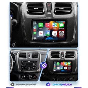 Radio de Coche Android de 8'' para Dacia Logan, Dokker, Duster, Sandero, Lodgy, para <span class=keywords><strong>Renault</strong></span> Captur, Symbol, Autoradio, Carplay, <span class=keywords><strong>Multimedia</strong></span> - Product Image 2